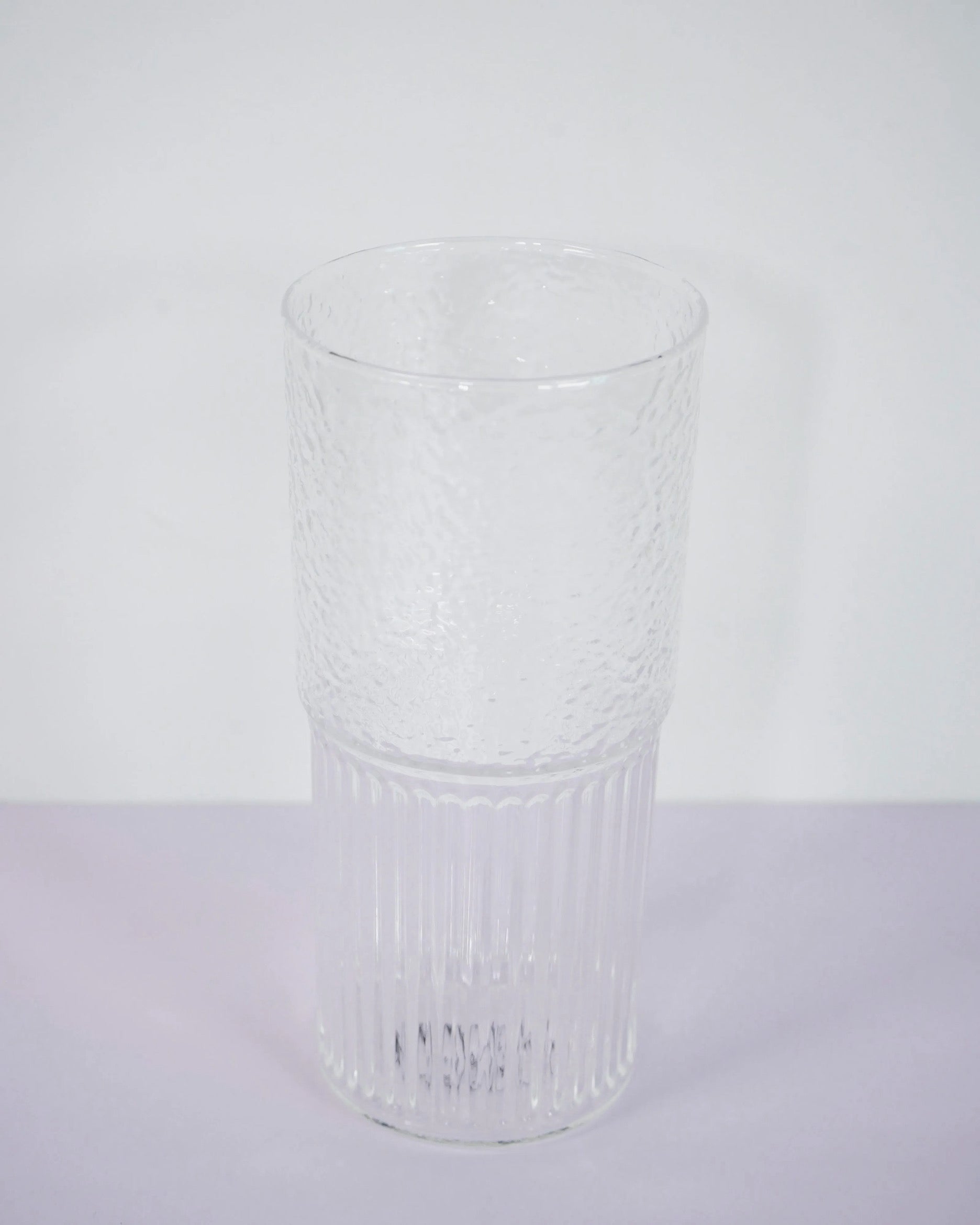 glass cup without lid